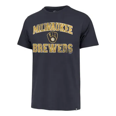 ’47 BRAND MILWAUKEE BREWERS UNION ARCH FRANKLIN TEE 