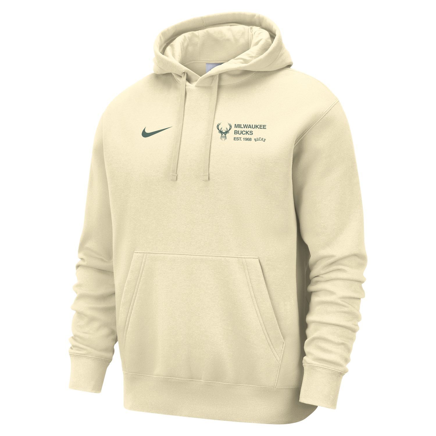 NIKE MILWAUKEE BUCKS CLUB COURTSIDE PULLOVER HOODIE   