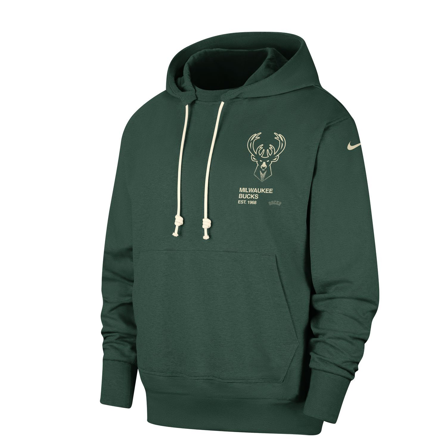 NIKE MILWAUKEE BUCKS STANDARD ISSUE COURTSIDE PULLOVER HOODIE  