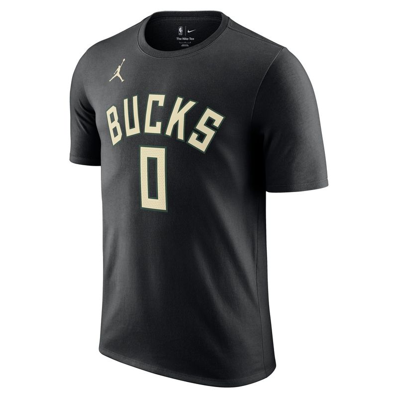 NIKE MILWAUKEE BUCKS LILLARD STATEMENT NAME &amp; NUMBER TEE  
