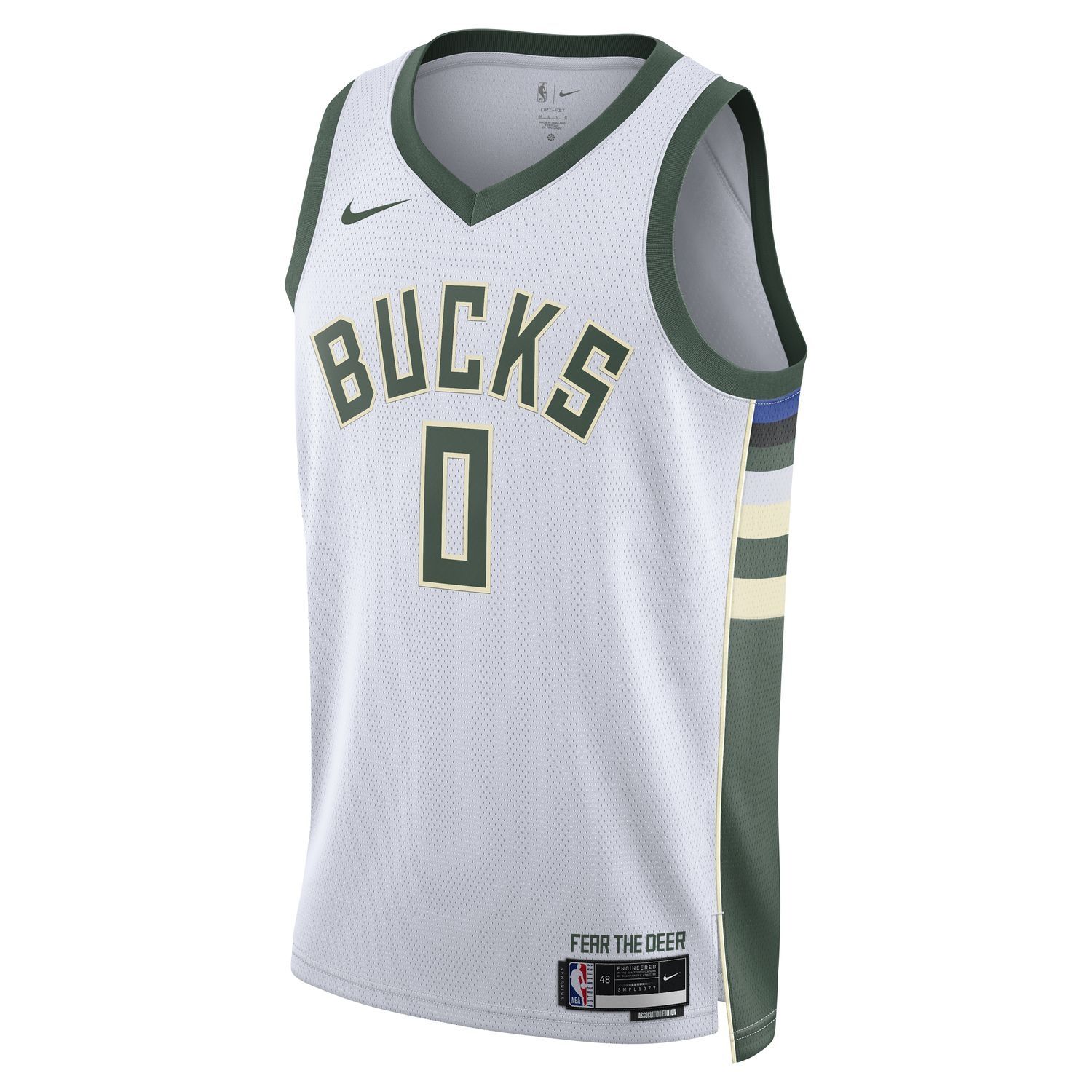 NIKE MILWAUKEE BUCKS DAMIAN LILLARD ASSOCIATION SWINGMAN JERSEY