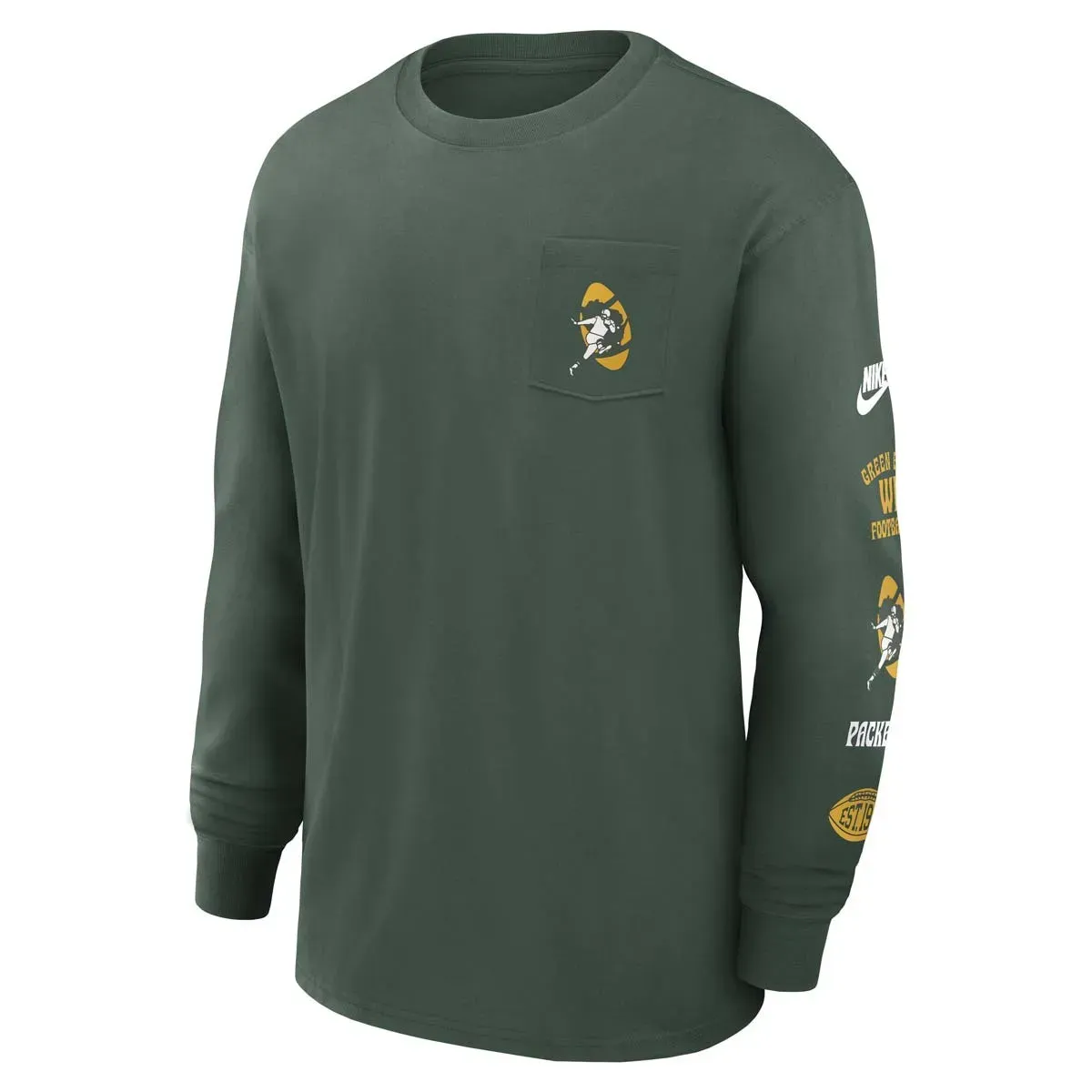 NIKE GREEN BAY PACKERS LEGEND POCKET LONG SLEEVE TEE  