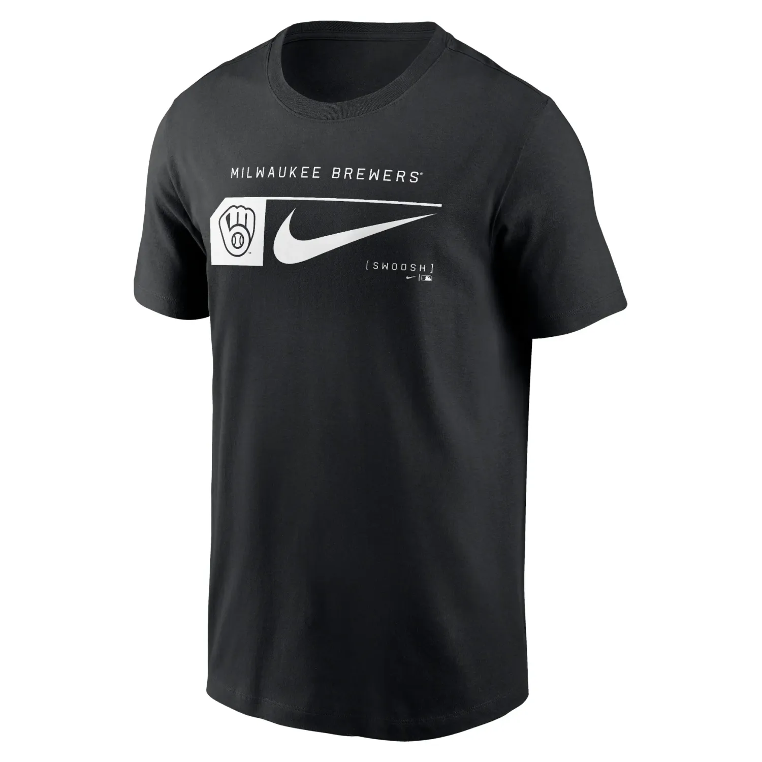 NIKE MILWAUKEE BREWERS SWOOSH TEE