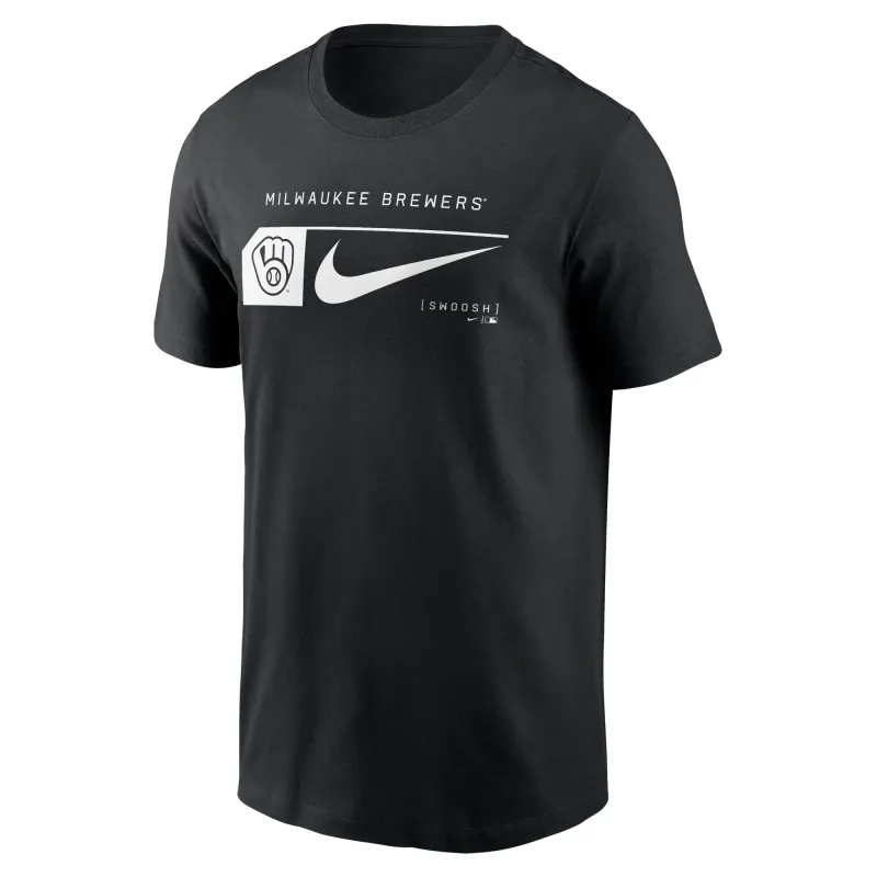 NIKE MILWAUKEE BREWERS SWOOSH TEE 