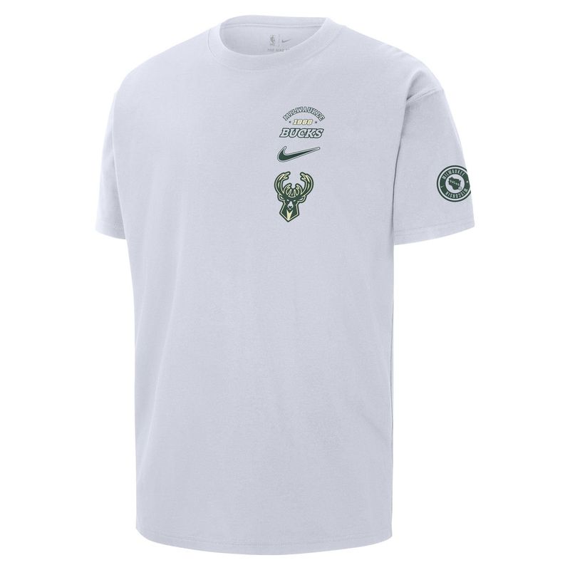 NIKE MILWAUKEE BUCKS COURTSIDE FOUNDED TEE    