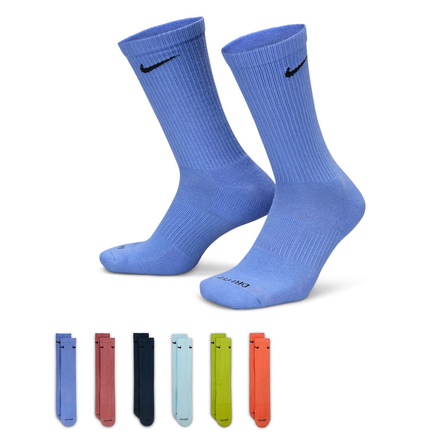 NIKE EVERYDAY PLUS SOCKS 6-PACK 