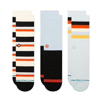 STANCE WEEKLY GRIND COTTON CREW SOCKS 3-PACK 
