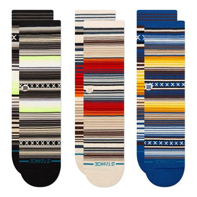 STANCE CURREN CREW SOCKS 3-PACK 
