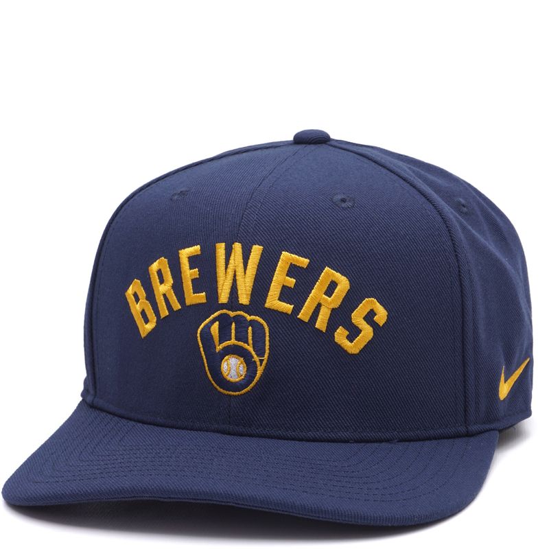 NIKE MILWAUKEE BREWERS DRI-FIT PRO WORDMARK HAT