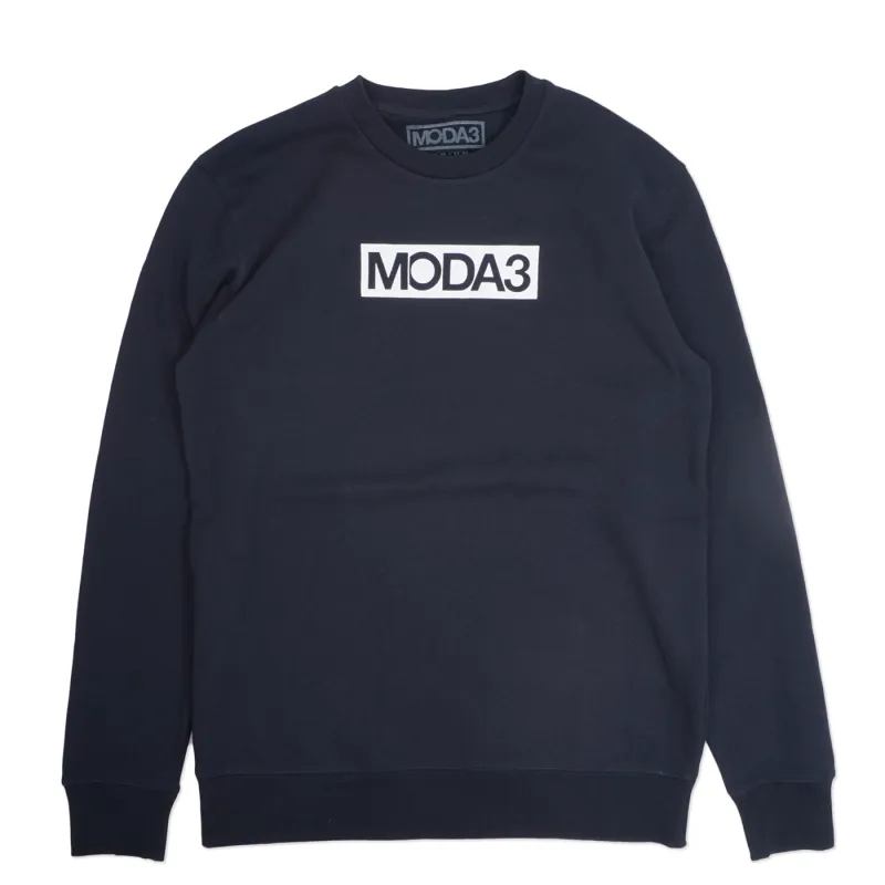 MODA3 SMALL BOX LOGO CREWNECK SWEATSHIRT 