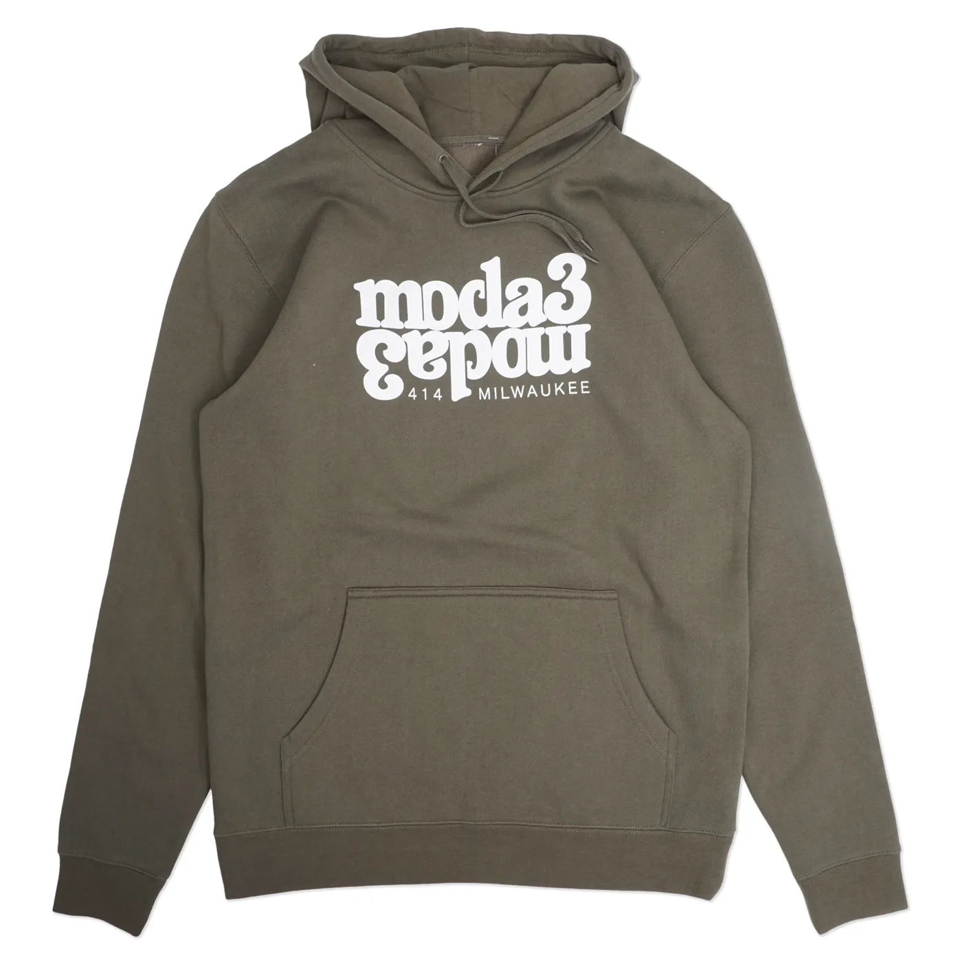 MODA3 MIRROR SCRIPT PULLOVER HOODIE   