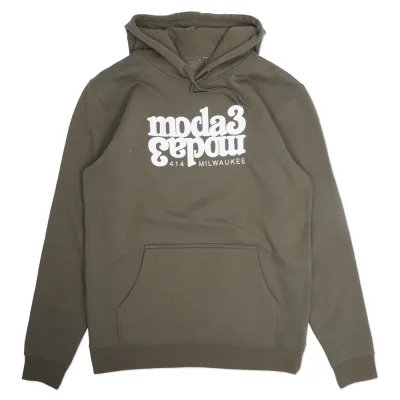 MODA3 MIRROR SCRIPT PULLOVER HOODIE   