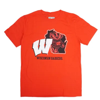 FANATICS WISCONSIN BADGERS STATE LOCK IN TEE 
