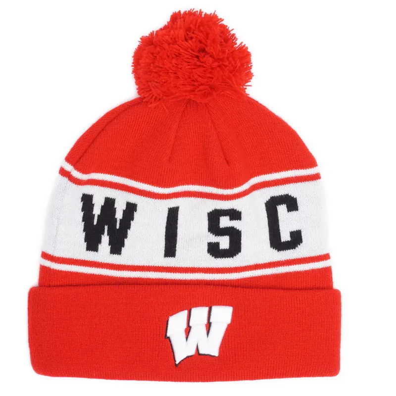 FANATICS WISCONSIN BADGERS SLASH BEANIE