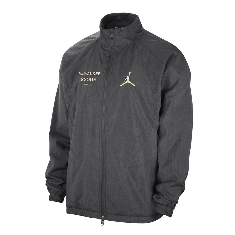 NIKE MILWAUKEE BUCKS COURTSIDE JAM STATEMENT JACKET  