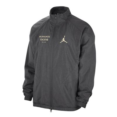 NIKE MILWAUKEE BUCKS COURTSIDE JAM STATEMENT JACKET 