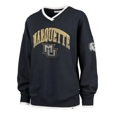 &#39;47 BRAND MARQUETTE GOLDEN EAGLES WOMEN&#39;S CLUBHOUSE EIGHTIES PULLOVER   