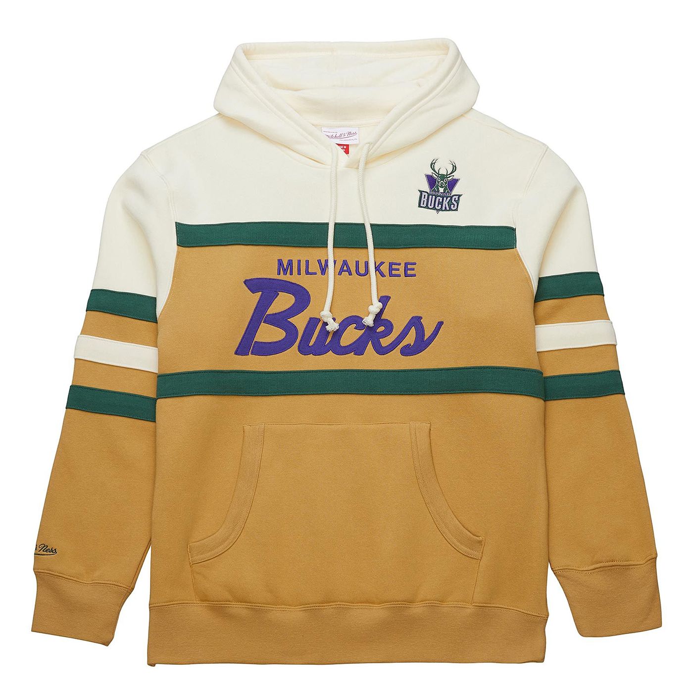 MITCHELL &amp; NESS MILWAUKEE BUCKS HEAD COACH HOODIE    