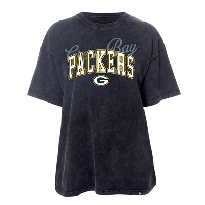 NEW ERA GREEN BAY PACKERS WOMEN&#39;S OVERSIZED STONE WASH TEE