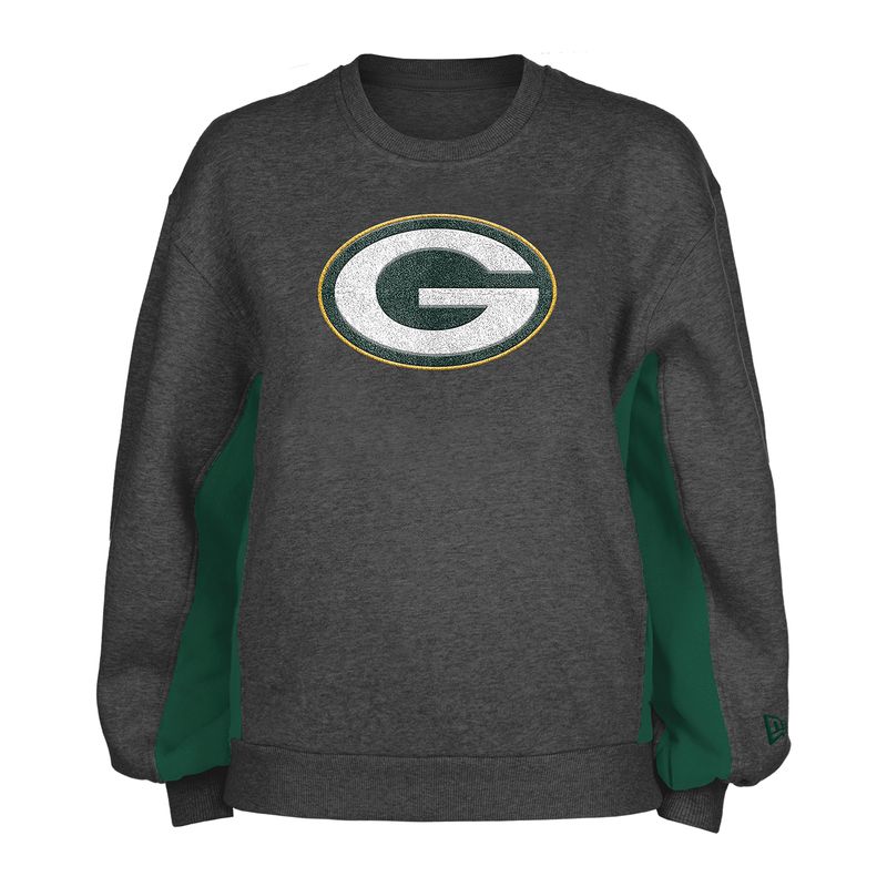 NEW ERA GREEN BAY PACKERS WOMEN&#39;S CHENILLE CREWNECK SWEATSHIRT 