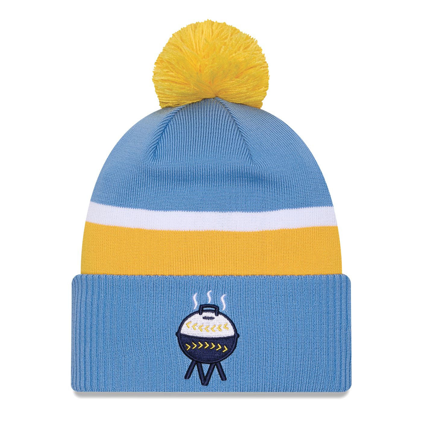 NEW ERA MILWAUKEE BREWERS CITY CONNECT POM KNIT BEANIE