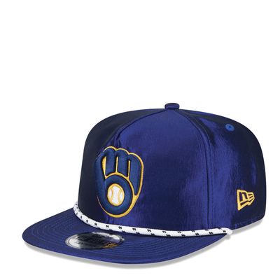 NEW ERA MILWAUKEE BREWERS TEAM ROPE GOLFER HAT