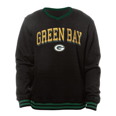 NEW ERA GREEN BAY PACKERS CHENILLE APPLIQUE CREWNECK SWEATSHIRT