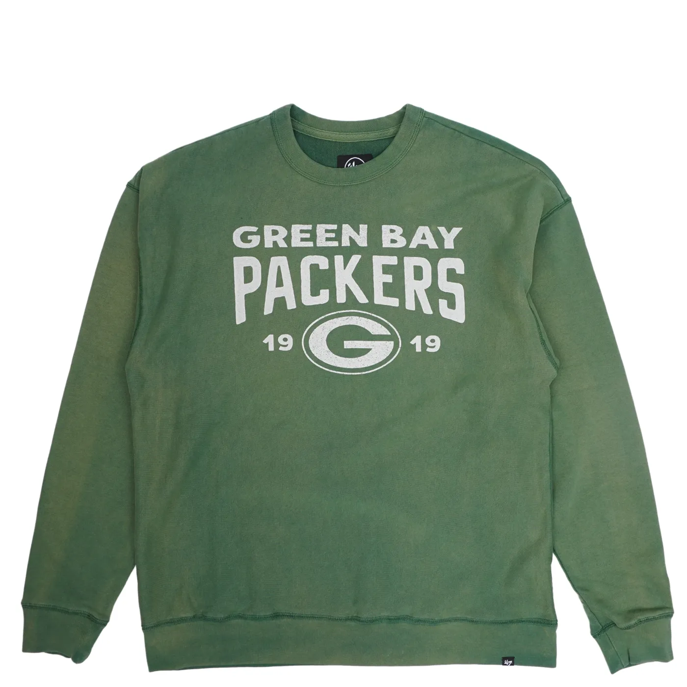 ‘47 BRAND GREEN BAY PACKERS WINDSOR RIVER CREWNECK SWEATSHIRT 