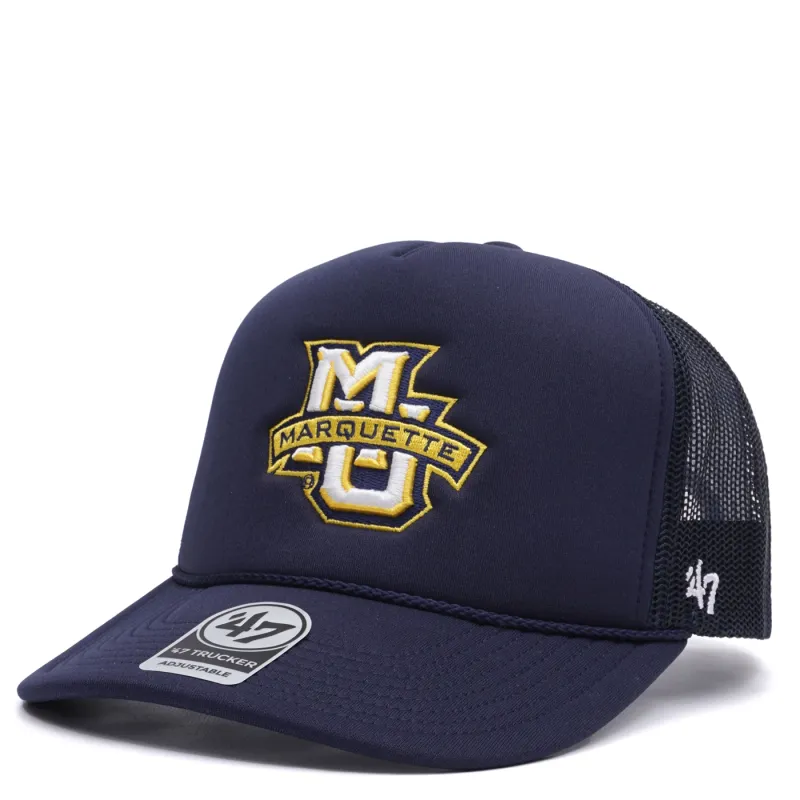&#39;47 BRAND MARQUETTE GOLDEN EAGLES FOAM FRONT TRUCKER SNAPBACK HAT