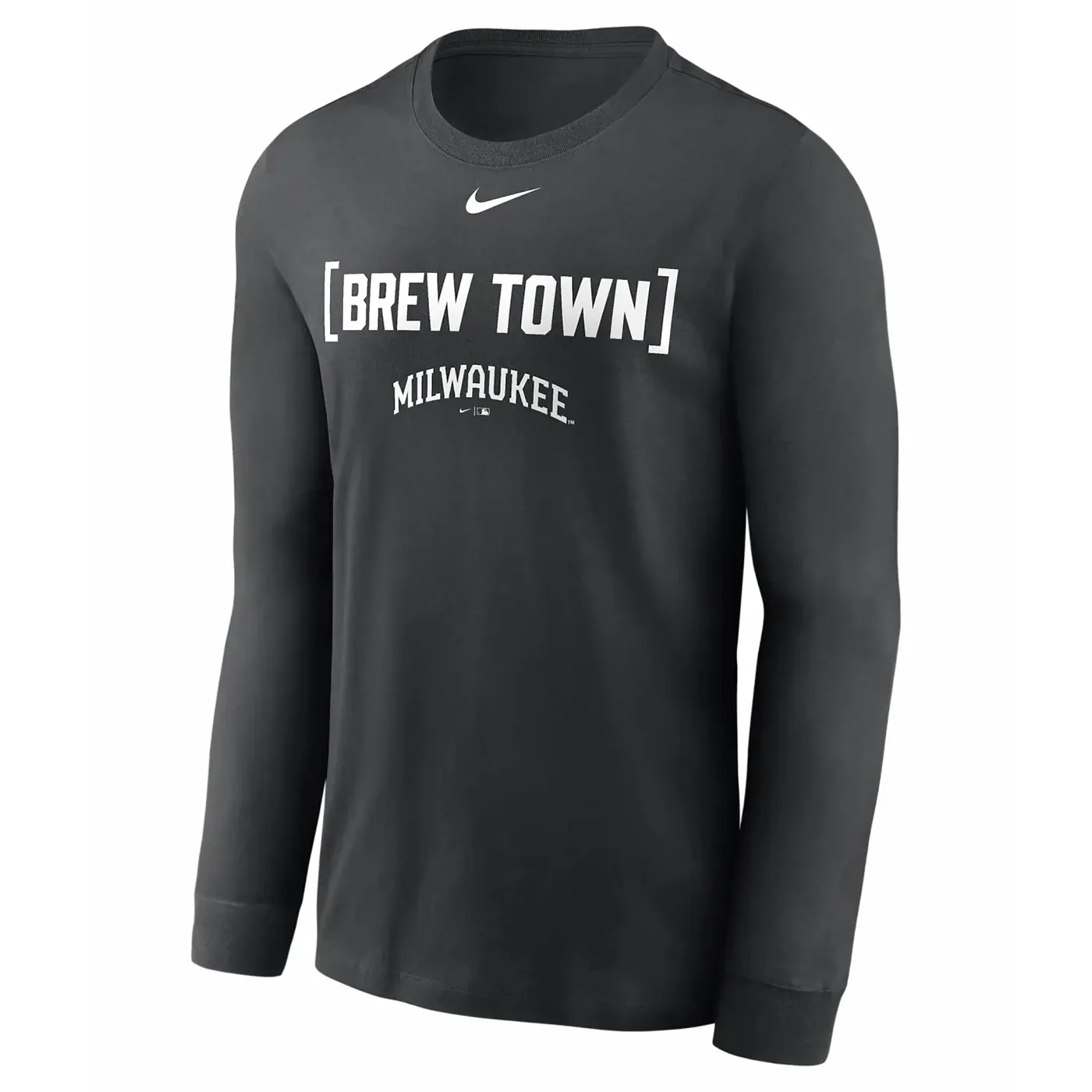 NIKE MILWAUKEE BREWERS BREW TOWN LONG SLEEVE TEE 