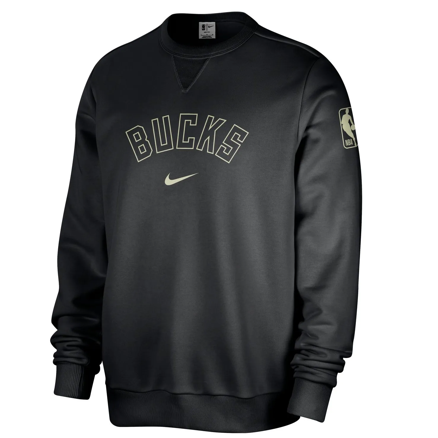 NIKE MILWAUKEE BUCKS STANDARD ISSUE CREWNECK SWEATSHIRT  