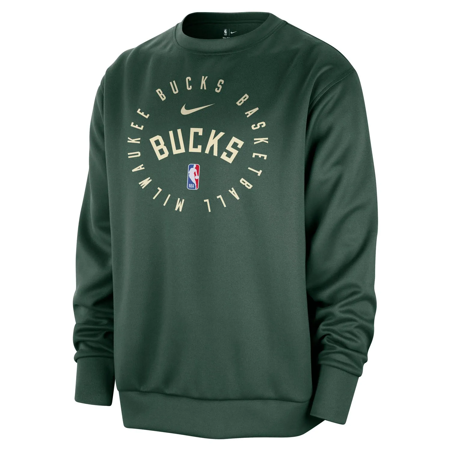 NIKE MILWAUKEE BUCKS SPOTLIGHT CREWNECK SWEATSHIRT 