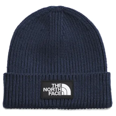 THE NORTH FACE LOGO BOX CUFFED BEANIE