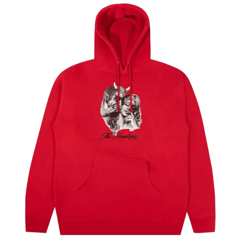 THE HUNDREDS DEVIL&#39;S WHISPER PULLOVER HOODIE   