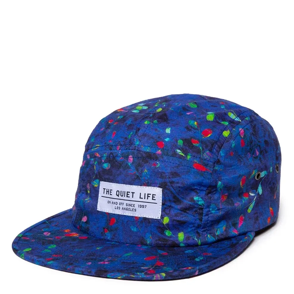 THE QUIET LIFE MIDNIGHT FLORAL 5-PANEL HAT