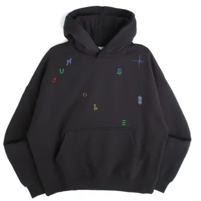 JUNGLES BEADED LETTERS HOODIE