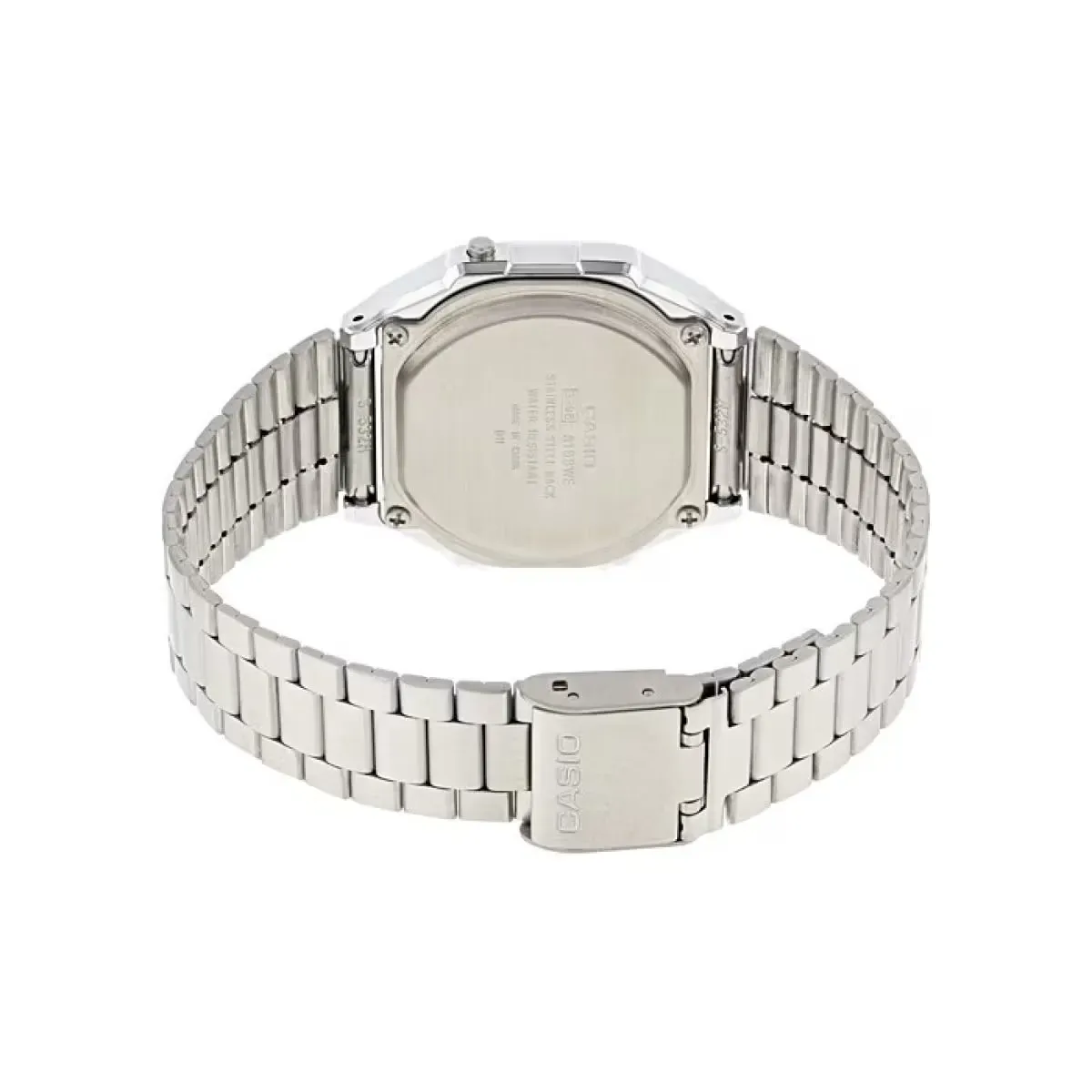 Casio A168WEM-7VT Vintage Watch - All Silver