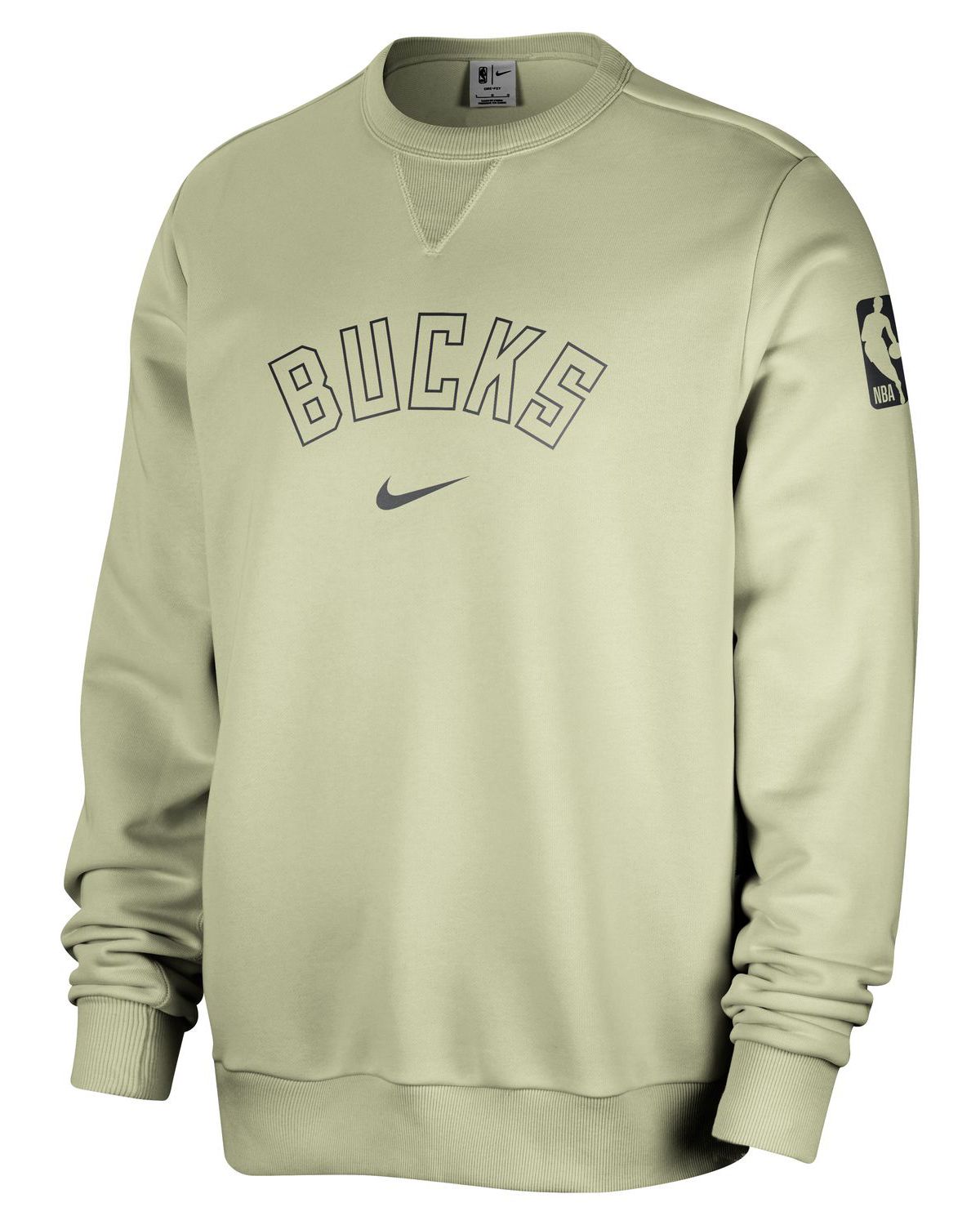 NIKE MILWAUKEE BUCKS STANDARD ISSUE CREWNECK SWEATSHIRT    
