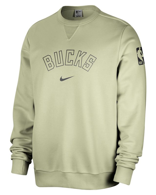 NIKE MILWAUKEE BUCKS STANDARD ISSUE CREWNECK SWEATSHIRT    