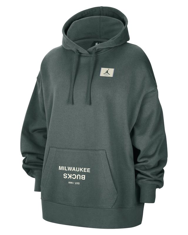 NIKE MILWAUKEE BUCKS WOMEN&#39;S COURTSIDE STATEMENT EDITION HOODIE 