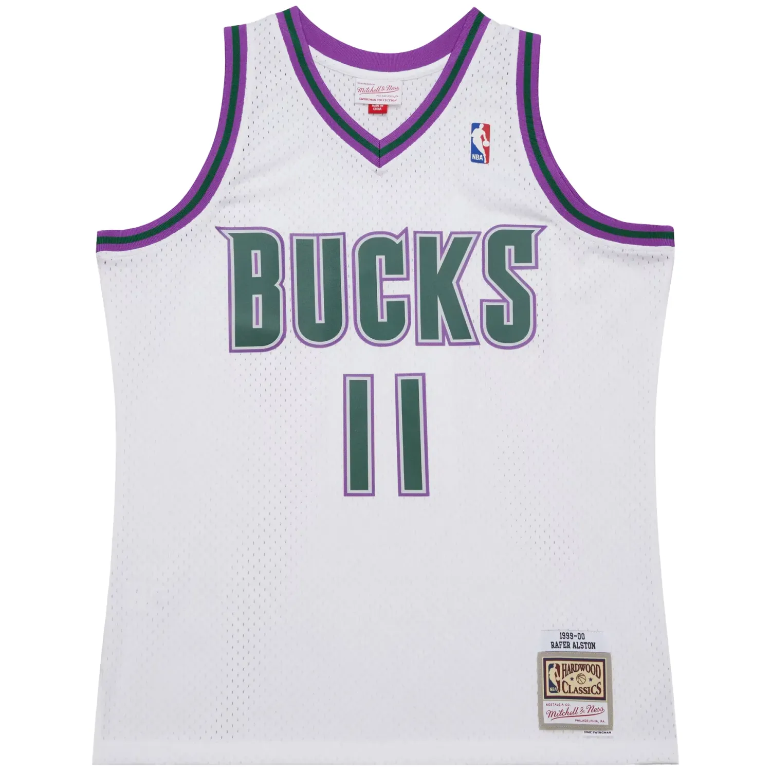MITCHELL &amp; NESS MILWAUKEE BUCKS ALSTON &#39;99 SWINGMAN JERSEY    