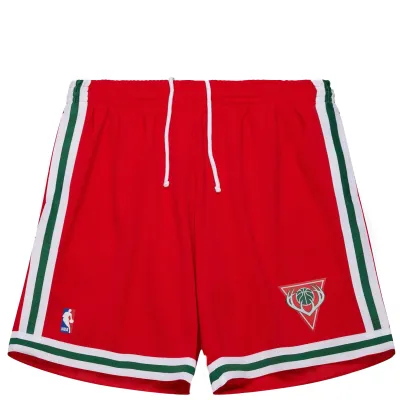 MITCHELL &amp; NESS MILWAUKEE BUCKS 2014 DARK SWINGMAN SHORTS   