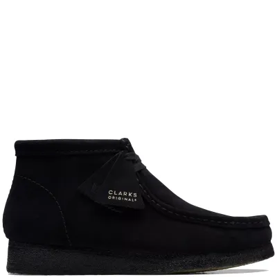 Clarks Wallabee Shoes - Black Leather Clarks Wallabee Shoes - Black Leather