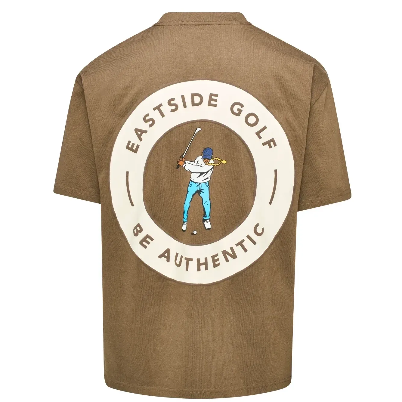 EASTSIDE GOLF CIRCLE MOCHA TEE  