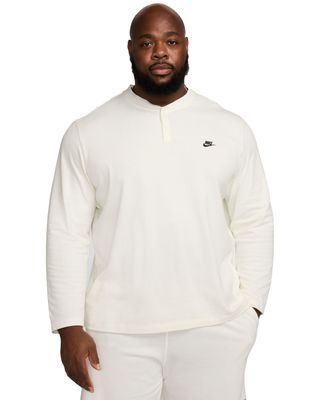 NIKE CLUB LONG SLEEVE HENLEY    