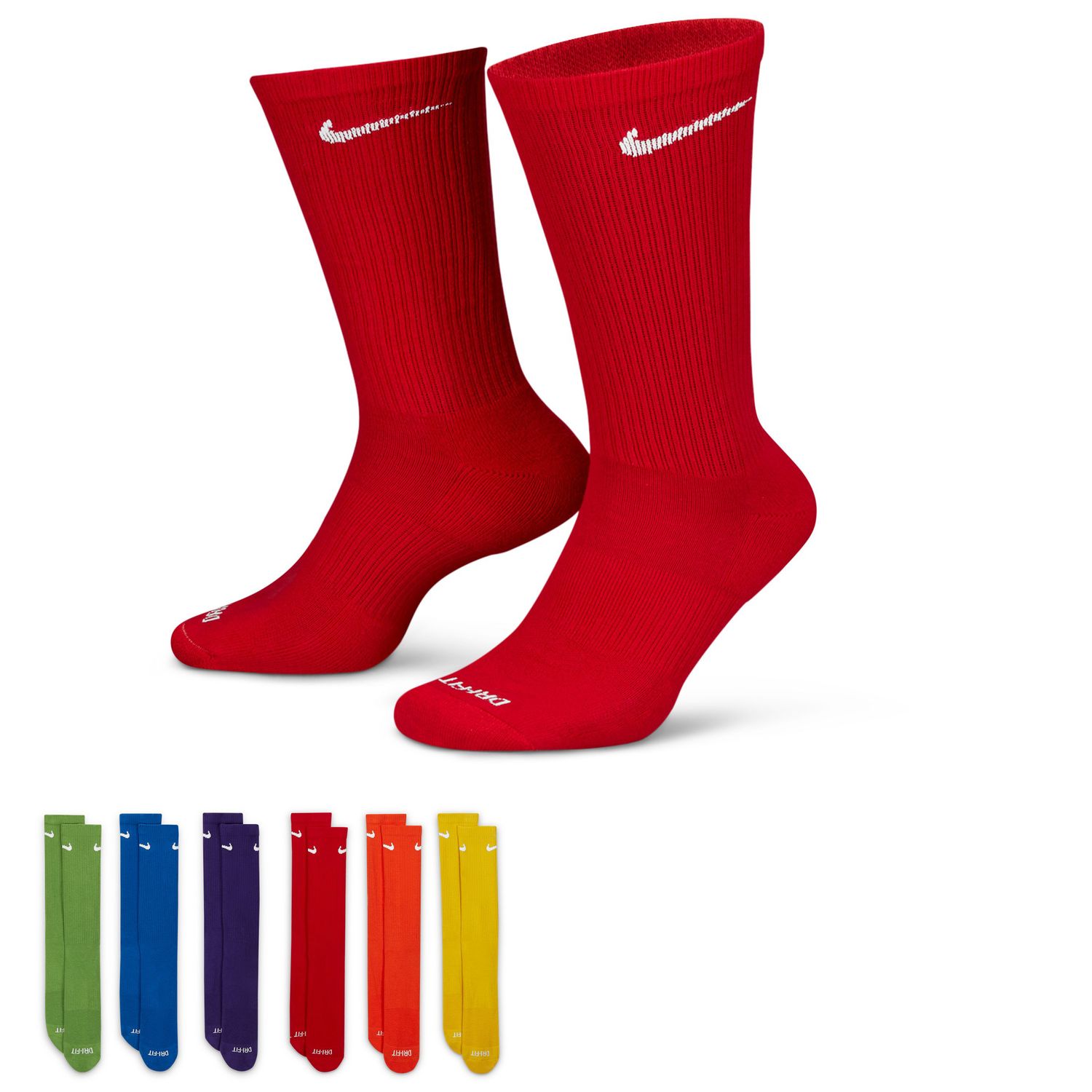 NIKE EVERYDAY PLUS SOCKS 6-PACK