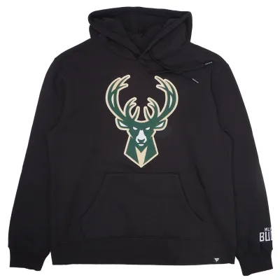 FANATICS MILWAUKEE BUCKS ELEVATED PULLOVER HOODIE    