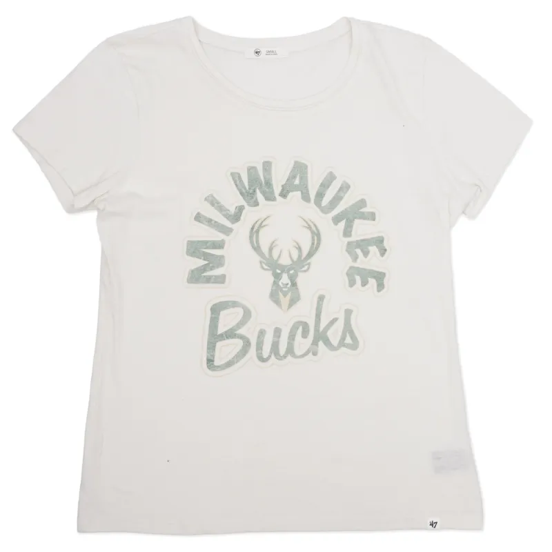 &#39;47 BRAND MILWAUKEE BUCKS WOMEN&#39;S DAYDREAM FRANKIE TEE