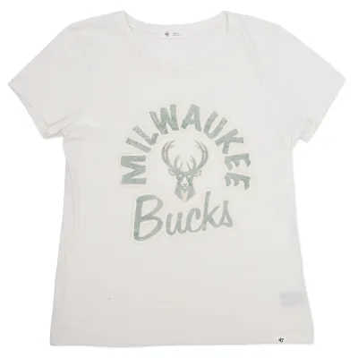 &#39;47 BRAND MILWAUKEE BUCKS WOMEN&#39;S DAYDREAM FRANKIE TEE