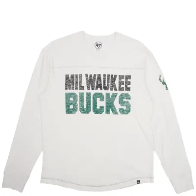 &#39;47 BRAND MILWAUKEE BUCKS STACK BRIGHTON LONG SLEEVE TEE